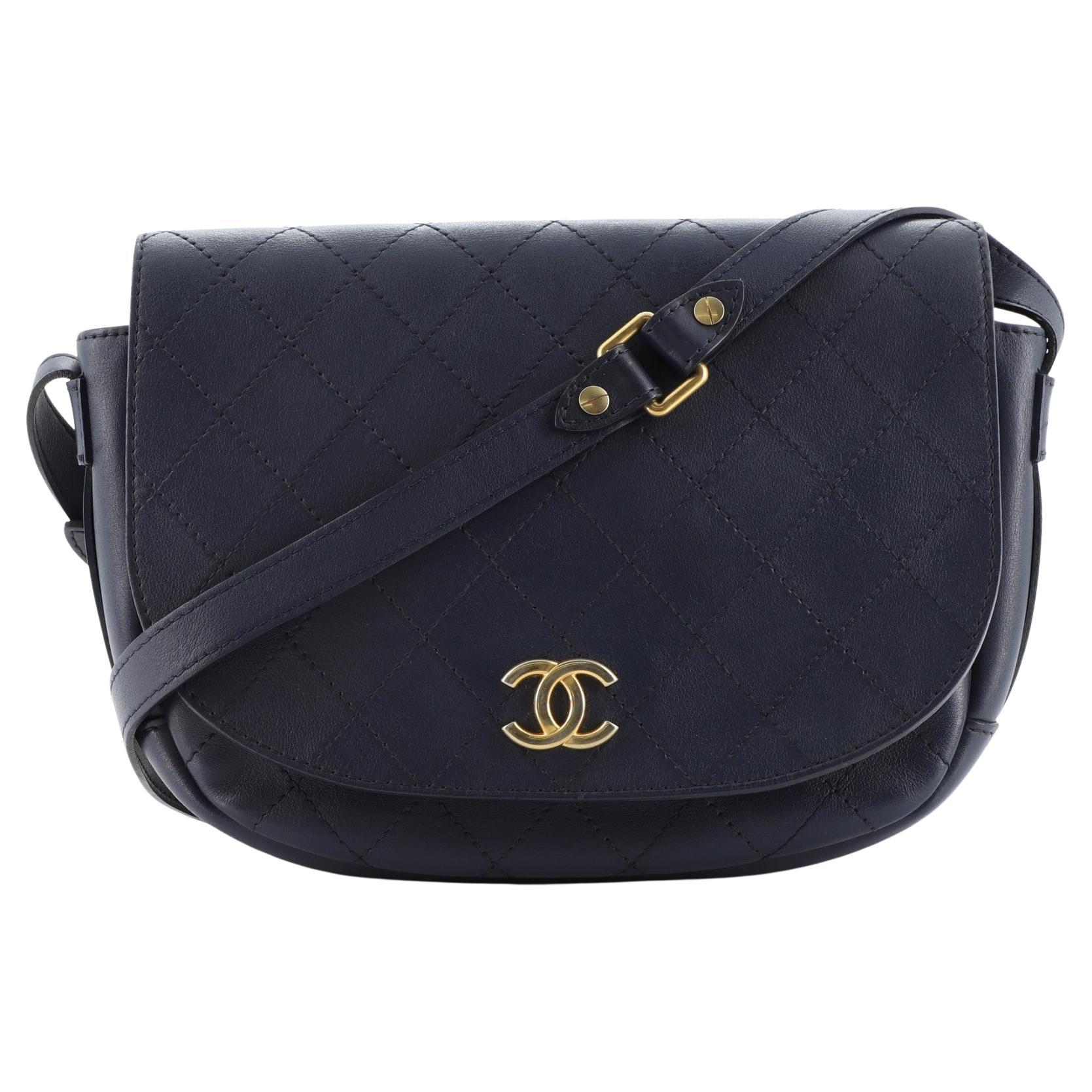 Chanel Filigree Flap Bag Quilted Caviar Medium at 1stDibs