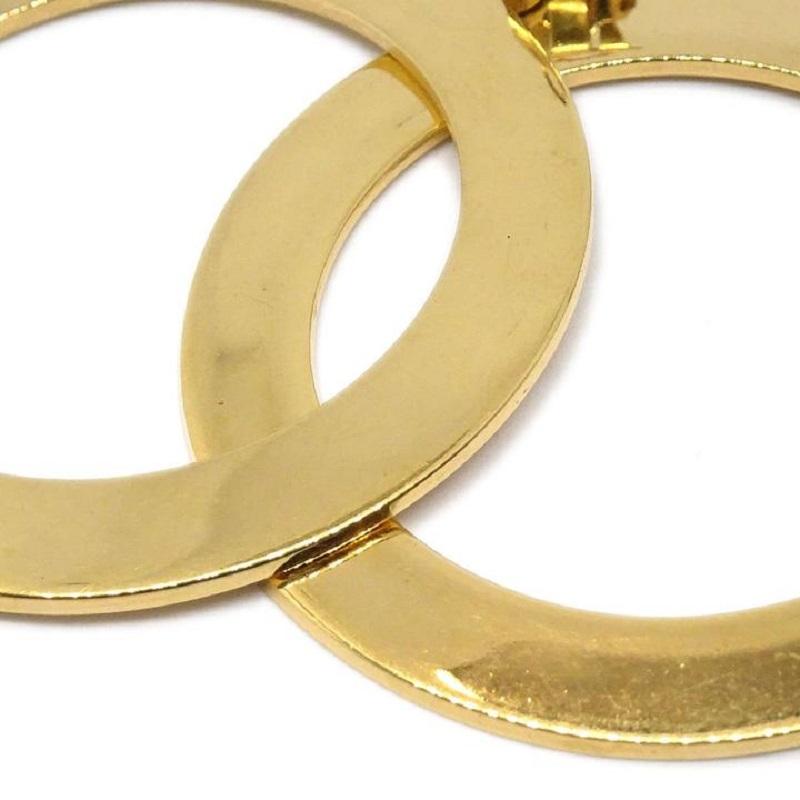 large chanel hoop earrings