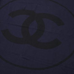 Coperta Chanel CC navy