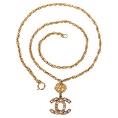 Collar Chanel CC, años 80