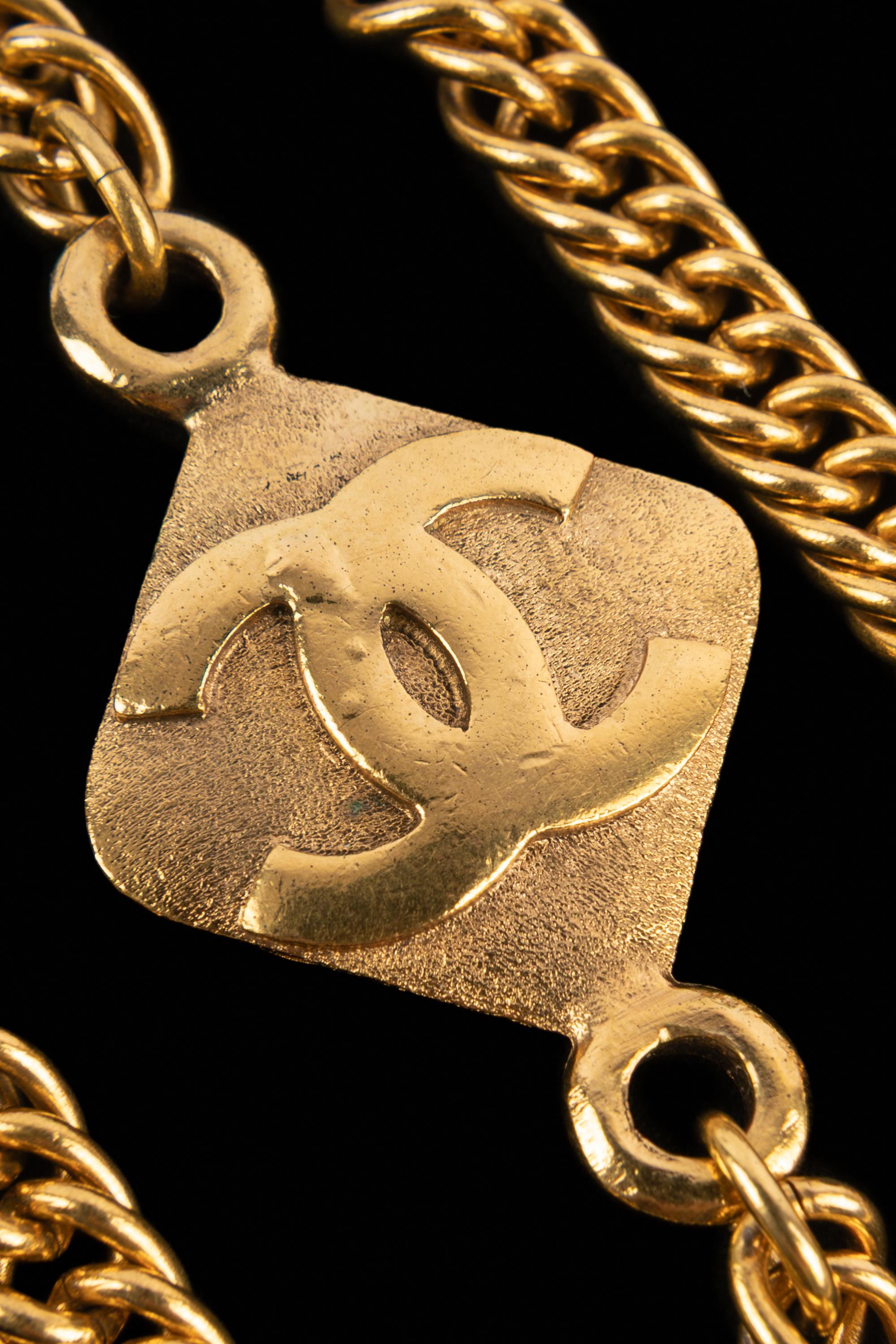 Chanel cc necklace 1990s 1
