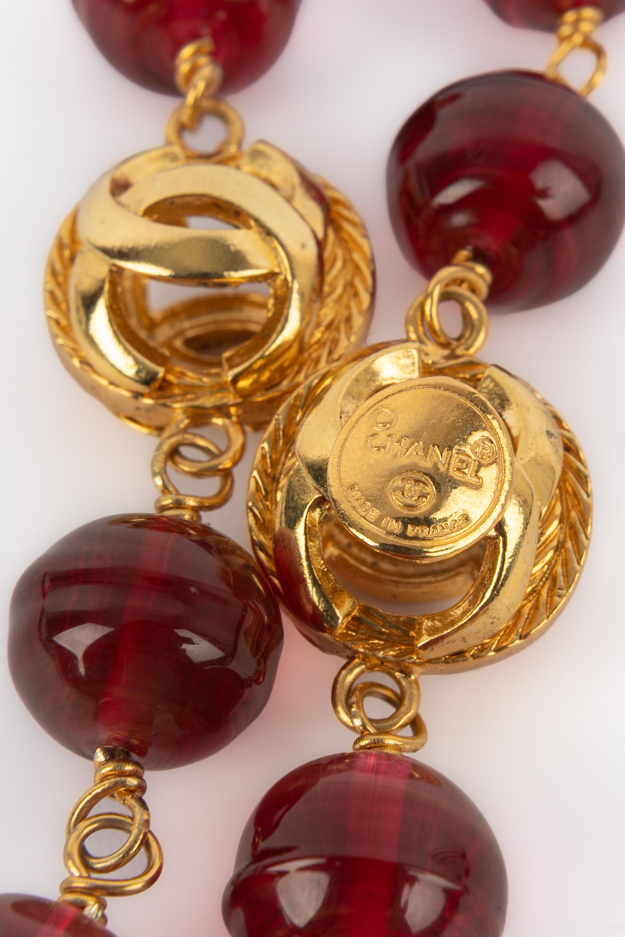 Collier Chanel cc des années 1990 en vente 3
