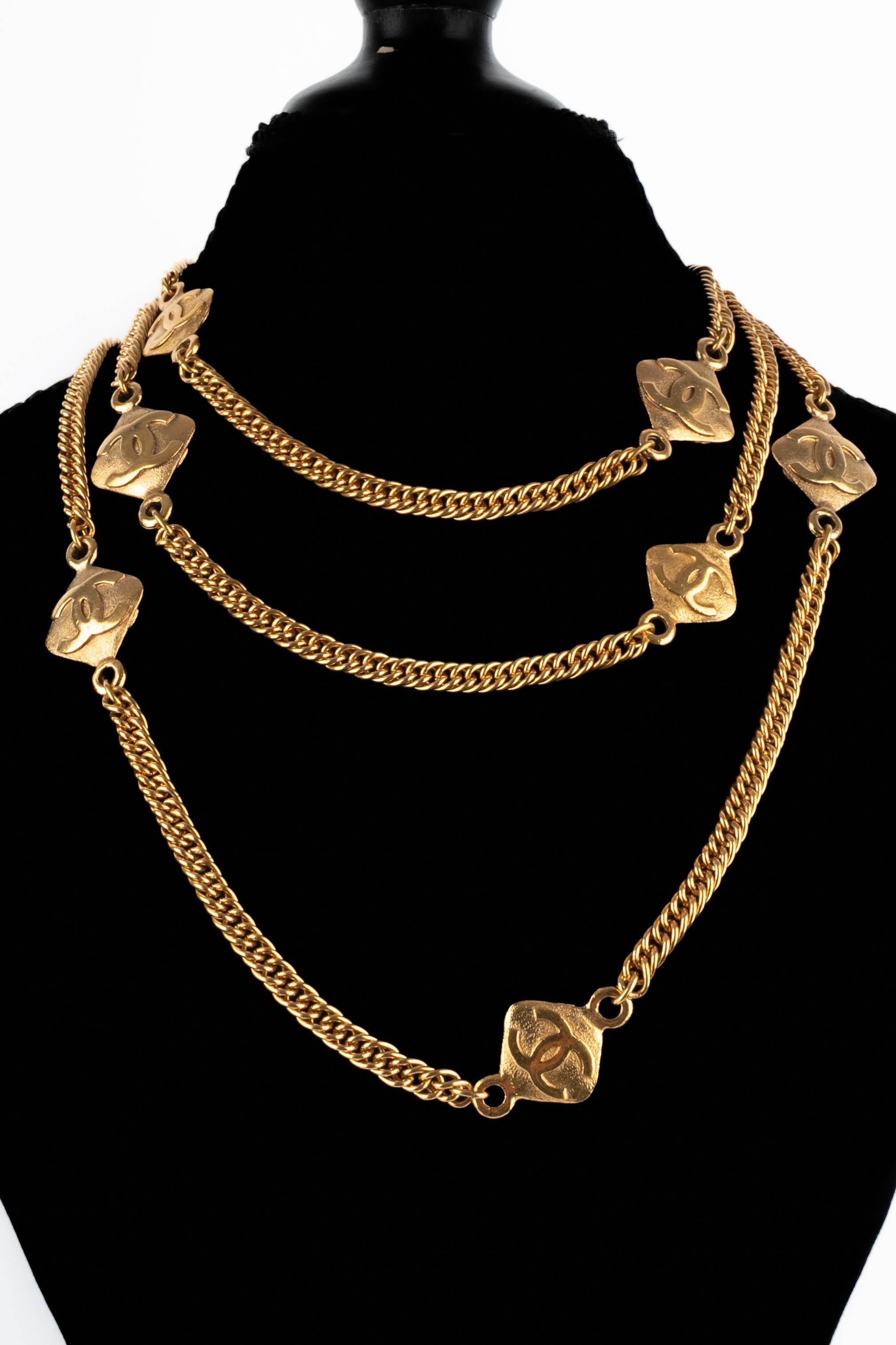 Chanel cc necklace 1990s 5