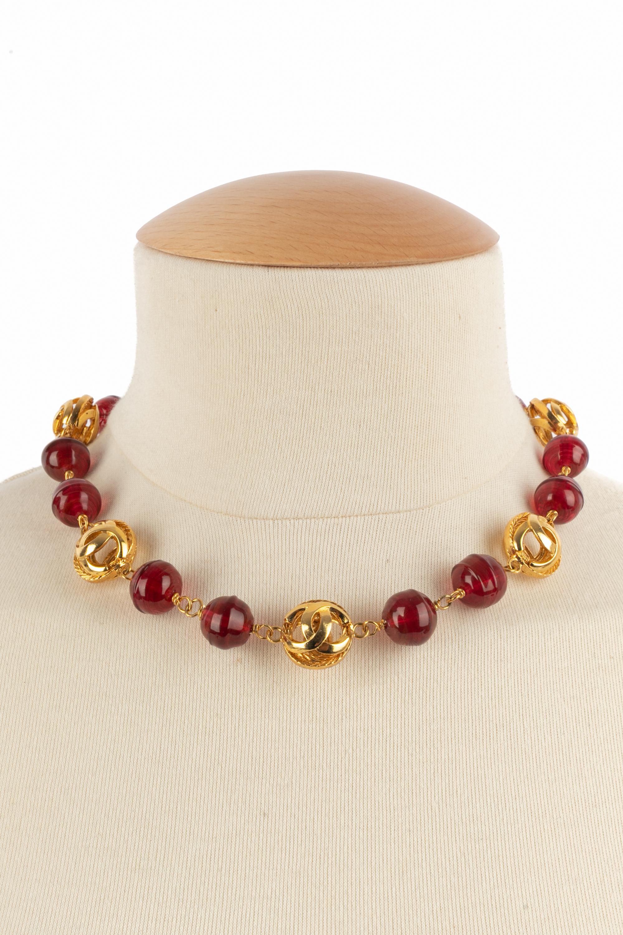 Collier Chanel cc des années 1990 en vente 5