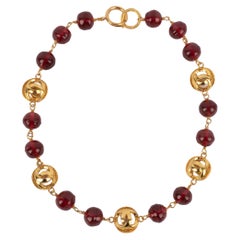 Chanel cc necklace 1990s