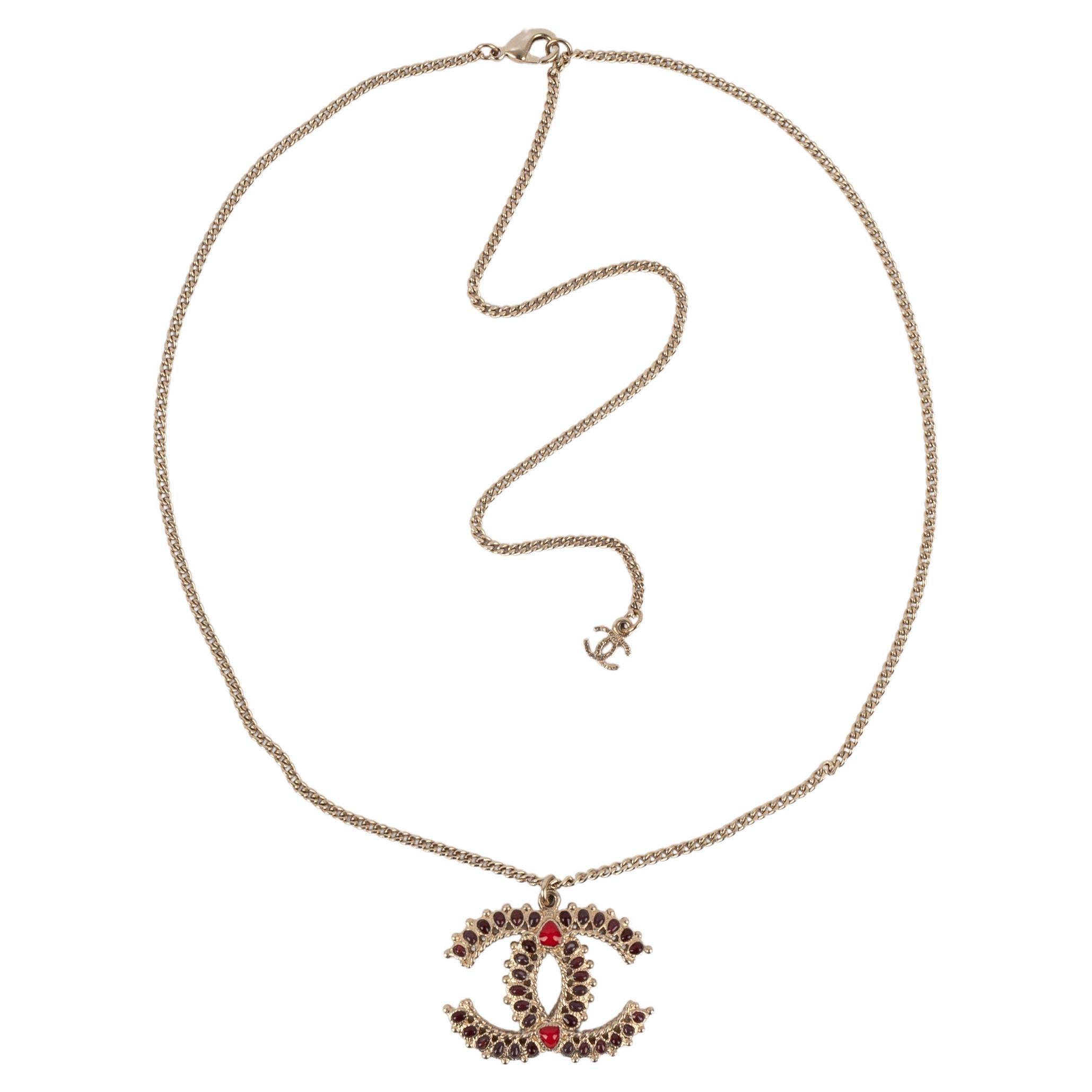 Chanel cc necklace 2014