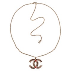 Chanel cc necklace 2014