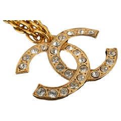 Collier Chanel « CC » signé Karl Lagerfeld, vers 1990