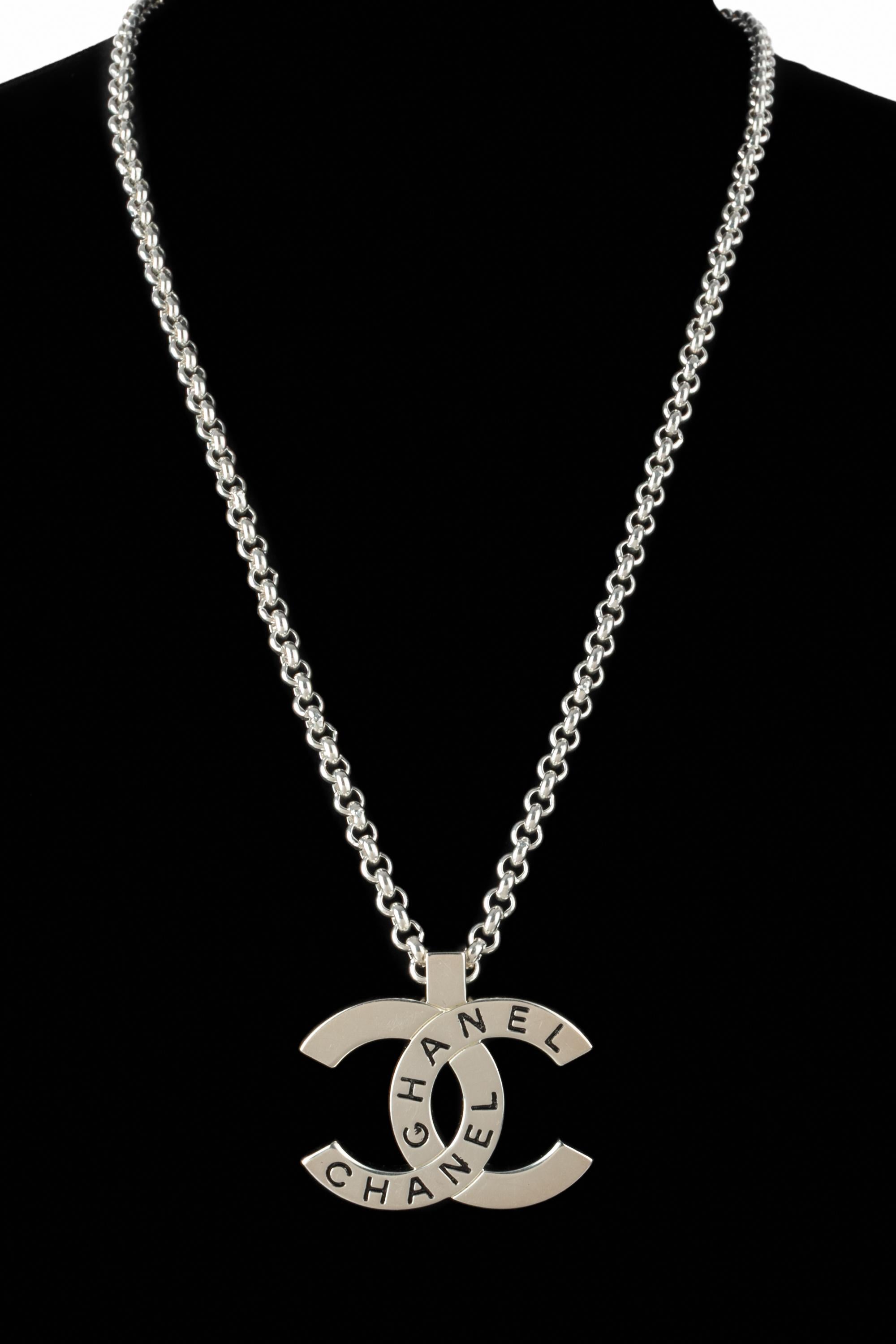 Chanel cc Halskette Frühjahr 1998 im Angebot 6