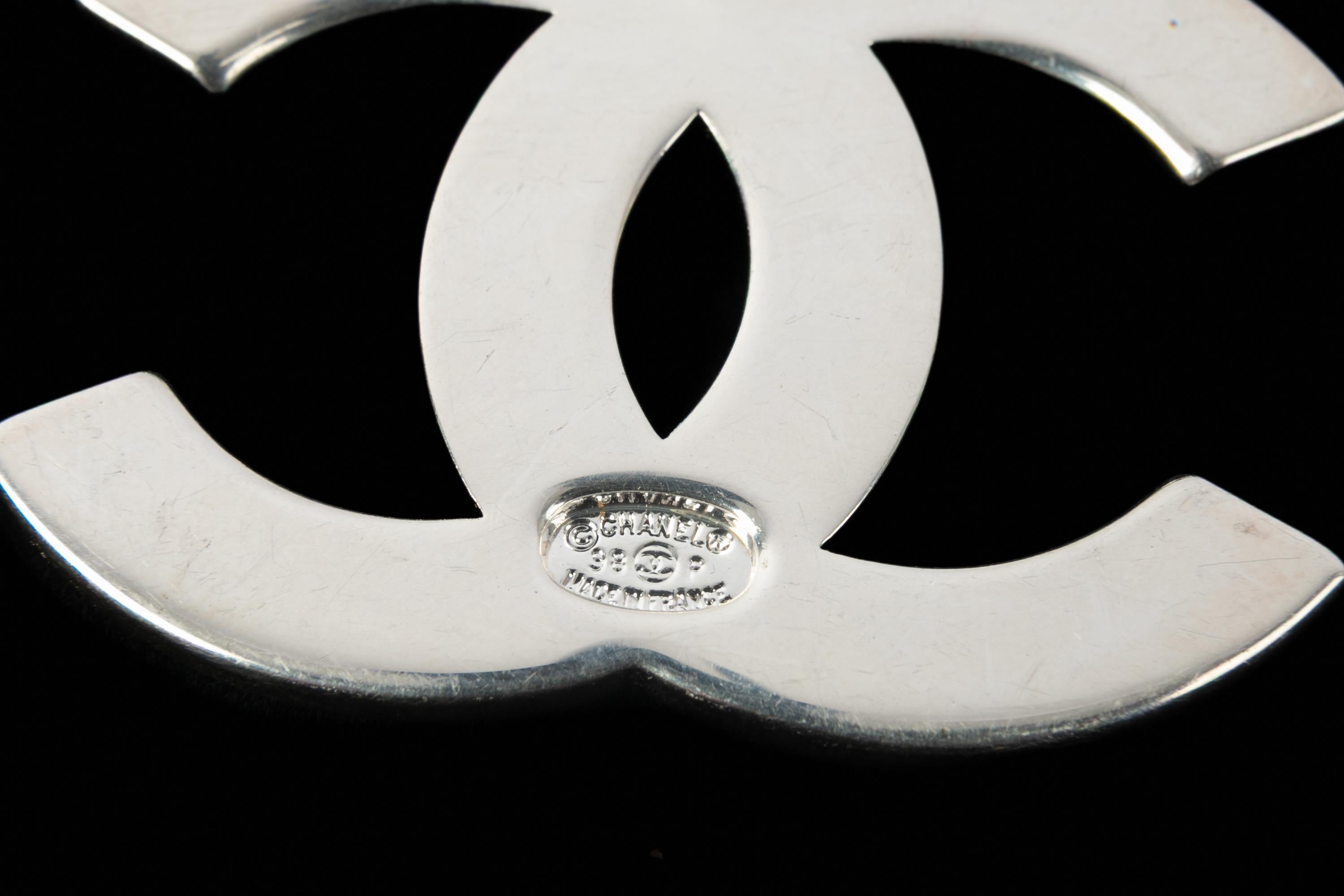 Chanel cc Halskette Frühjahr 1998 im Angebot 3