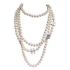 Chanel CC Paerl-Halskette