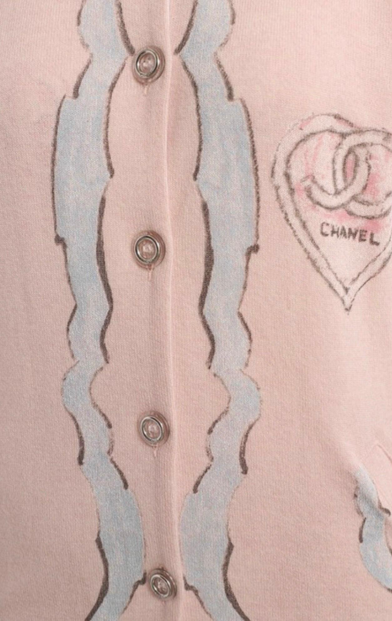 Chanel CC Pairs / Miami Runway Cashmere Bomber Jacket In Excellent Condition In Dubai, AE