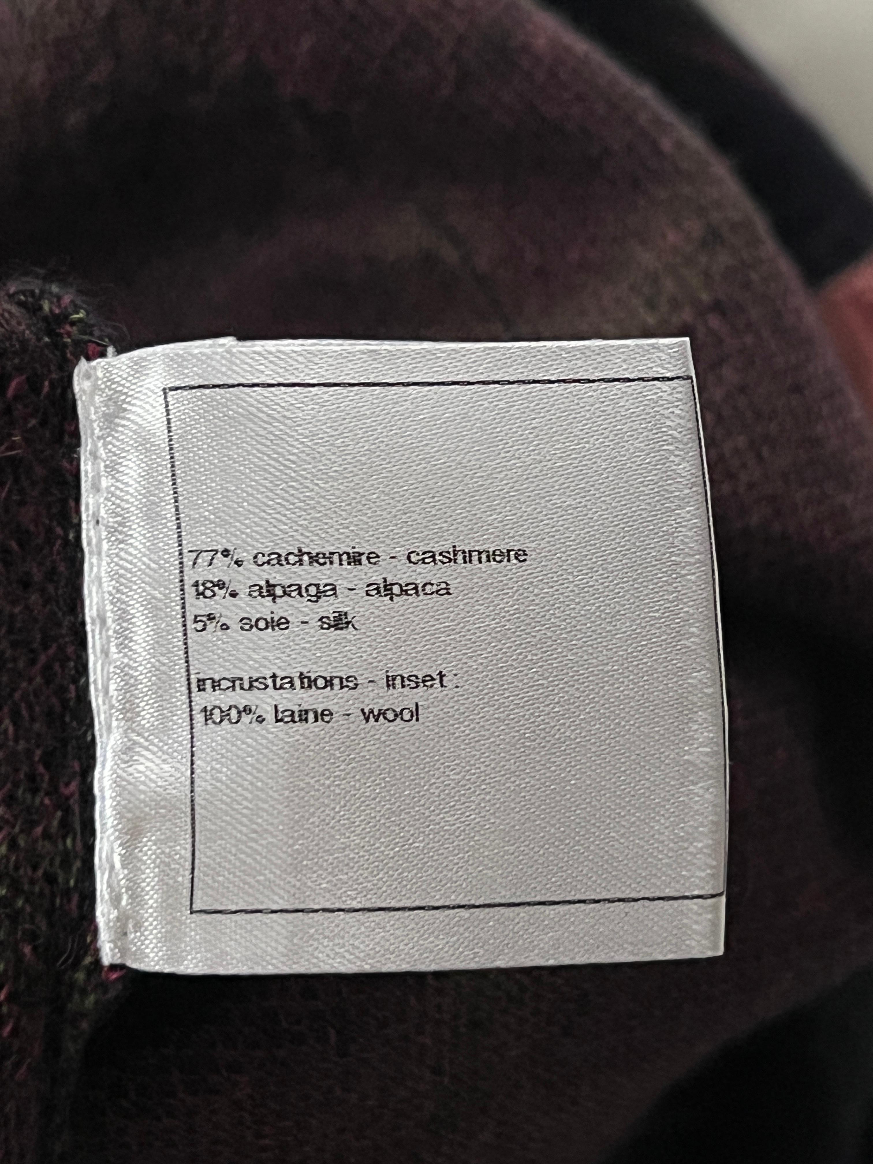 Chanel CC Patch Tartan Cashmere Dress 3
