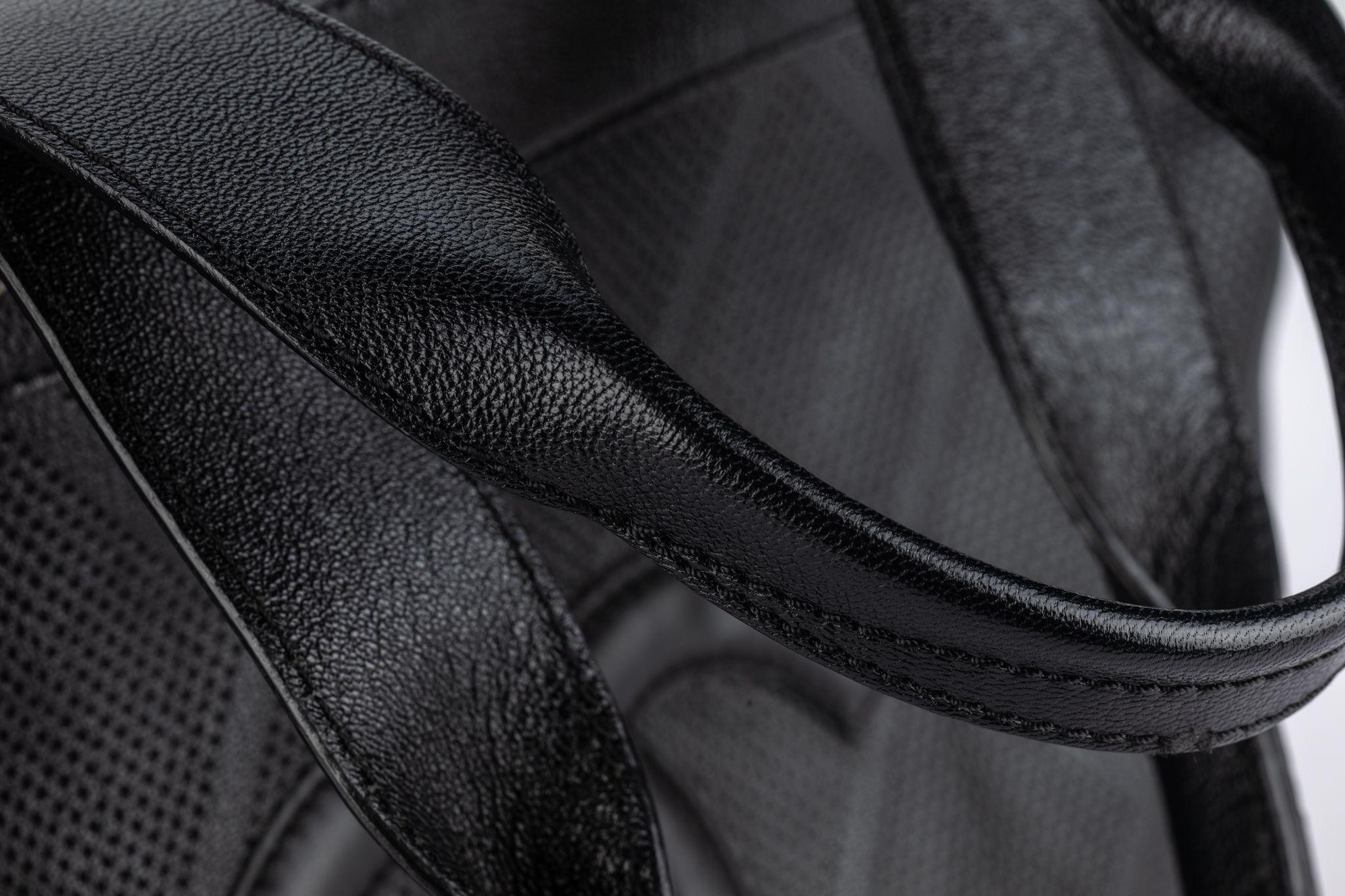 Chanel CC Perforated Leather Black Tote For Sale 4