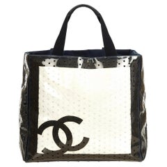 Chanel CC Perforated Vinyl Tote Bag
