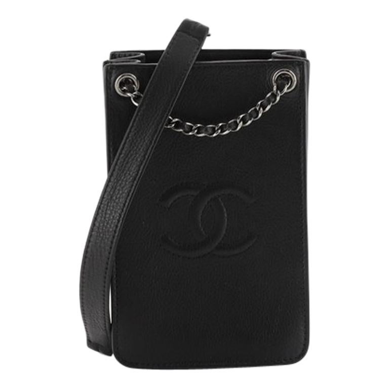 Chanel CC Phone Holder Crossbody Bag Calfskin at 1stDibs chanel phone