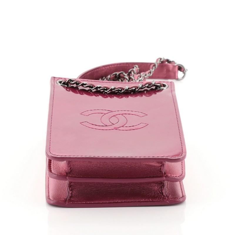 Women's or Men's Chanel CC Phone Holder Crossbody Bag Patent