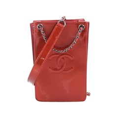 Chanel CC Phone Holder Crossbody Bag Patent