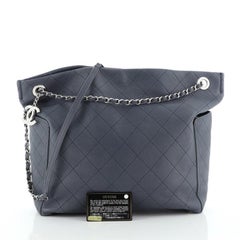 Chanel CC Pocket Hobo Quilted Caviar Medium
