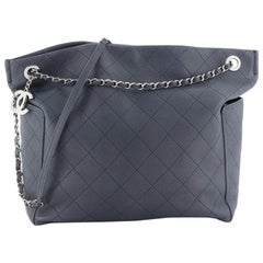Chanel CC Pocket Hobo Quilted Caviar Medium