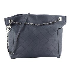 Chanel CC Pocket Hobo Quilted Caviar Medium