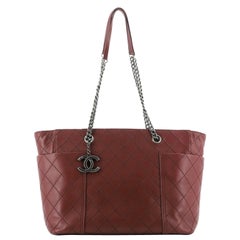 Chanel CC Pocket Zipped Chain Tote Stitched Calfskin Medium Chanel CC Pocket Zipped Chain Tote Stitched Calfskin Medium