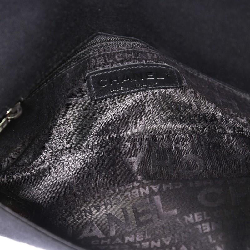 Chanel CC Pyramid Stud Flap Bag Embellished Jersey 1