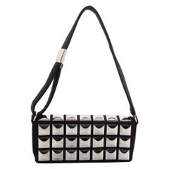 Chanel CC Pyramid Stud Flap Bag Embellished Jersey Medium