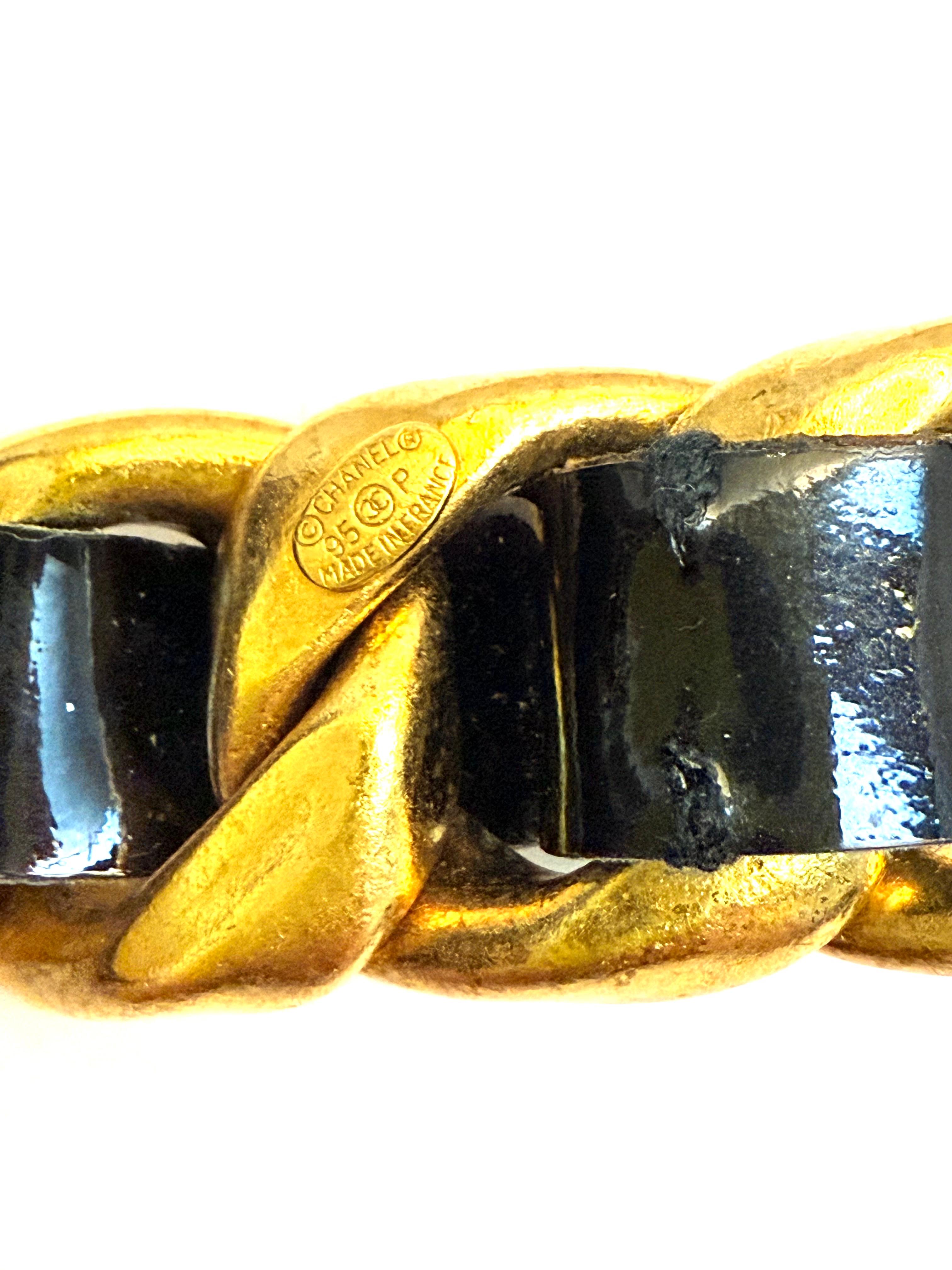 Chanel CC rhinestone gold chain belt For Sale 1