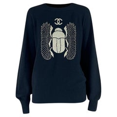 Chanel CC Skarabäus-Kaschmir-Pullover
