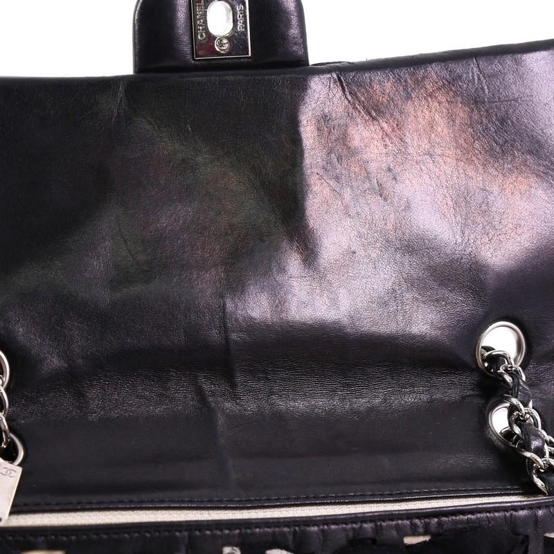 Chanel CC Scarf Flap Bag Silk and Lambskin Medium 3