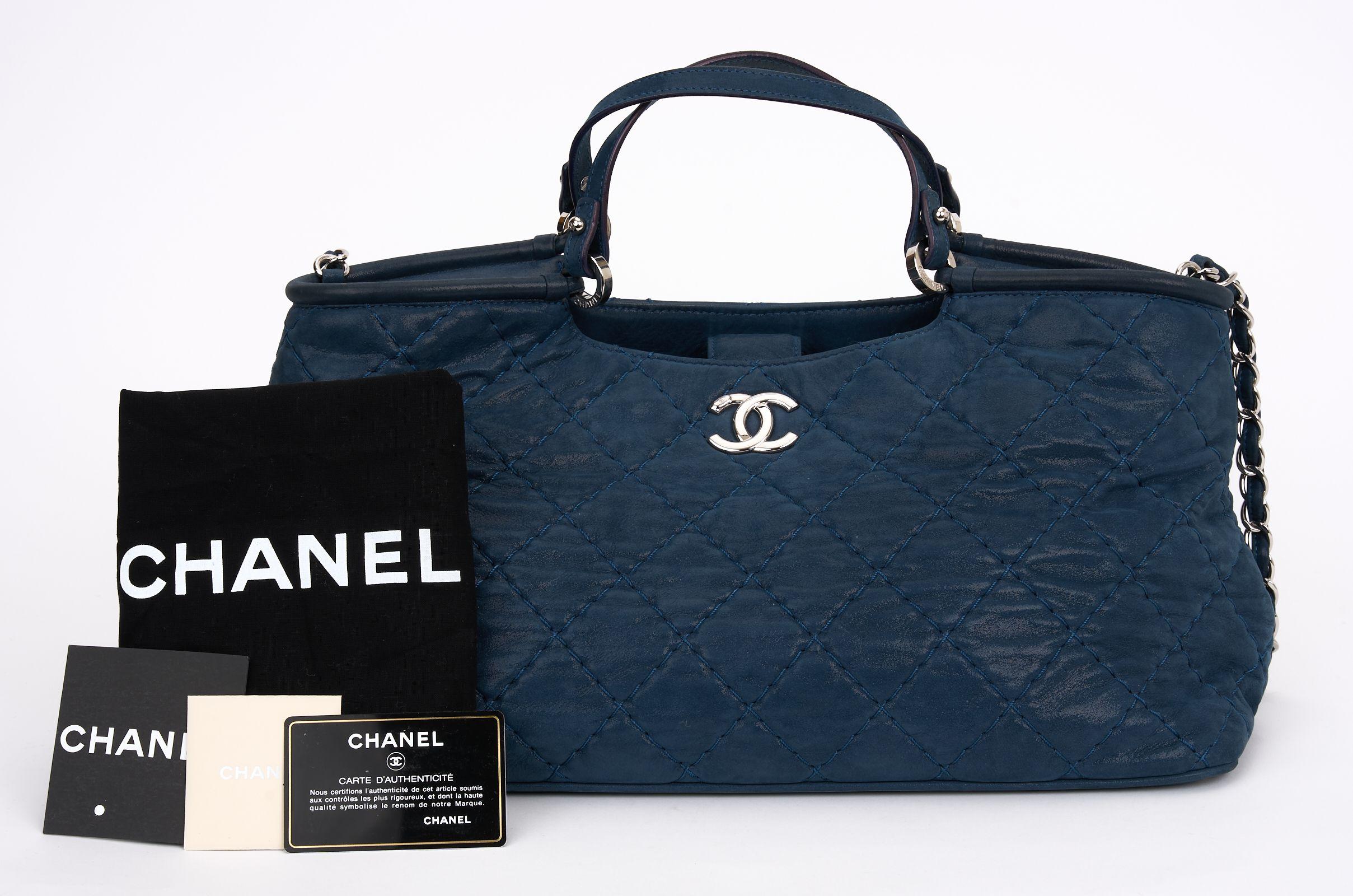 Chanel CC Sea Hit Tote Quilted For Sale 3