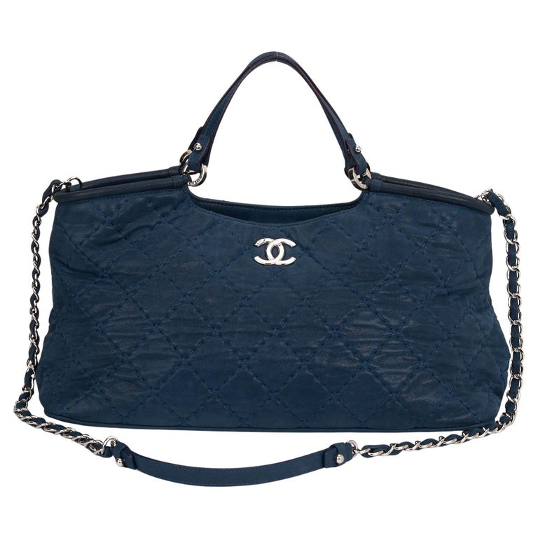 Chanel CC Sea Hit Tote Quilted For Sale at 1stDibs