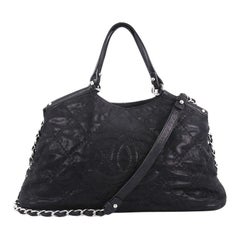 Chanel CC Sea Hit Tote Quilted Iridescent Calfskin Small