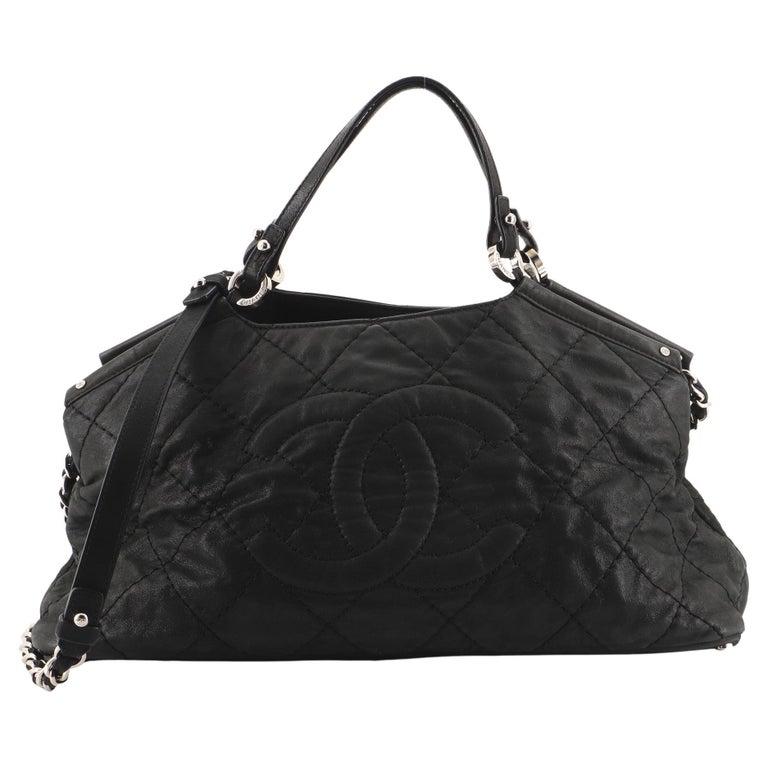 Chanel CC Sea Hit Tote Quilted Iridescent Calfskin Small at