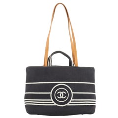 Chanel CC Shopping Tote Denim Large