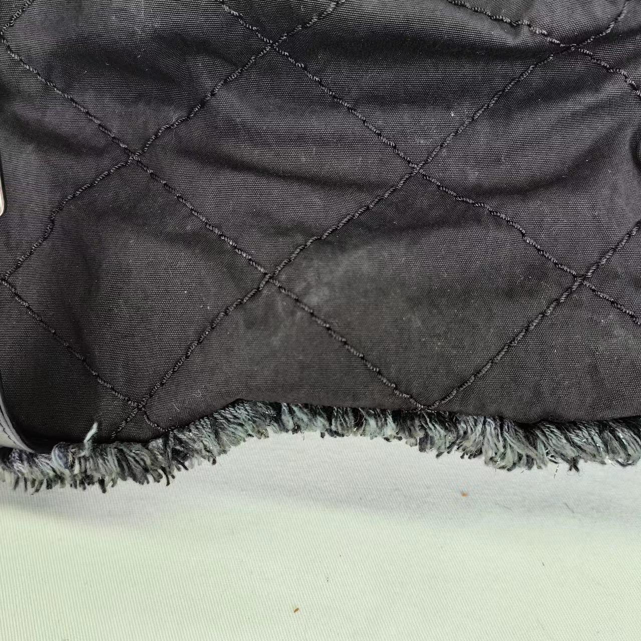 Chanel CC Shopping Tote Medium Blue For Sale 1