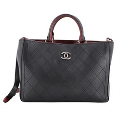 Chanel CC Shopping Tote Stitched Bullskin Medium