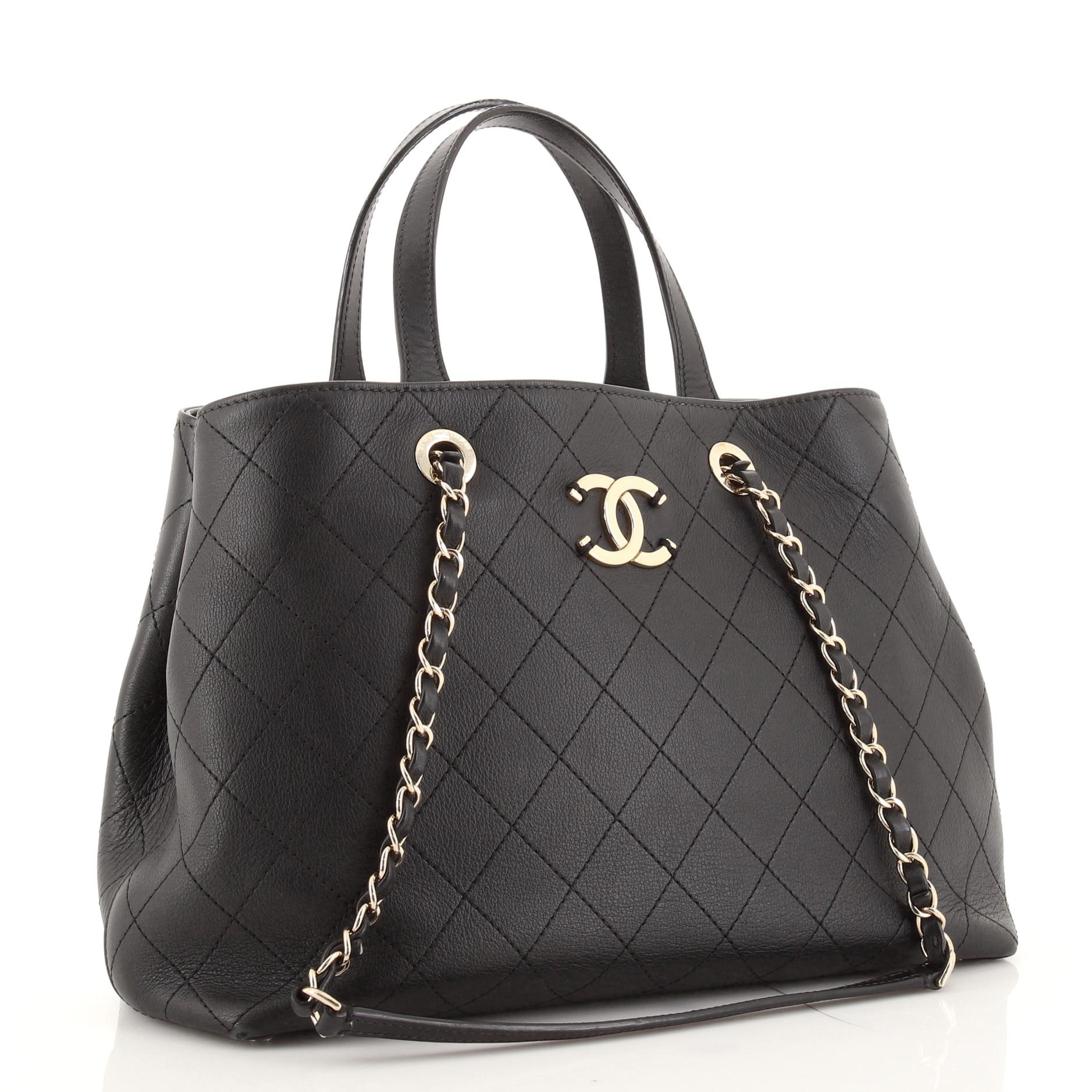 chanel large shopping bag