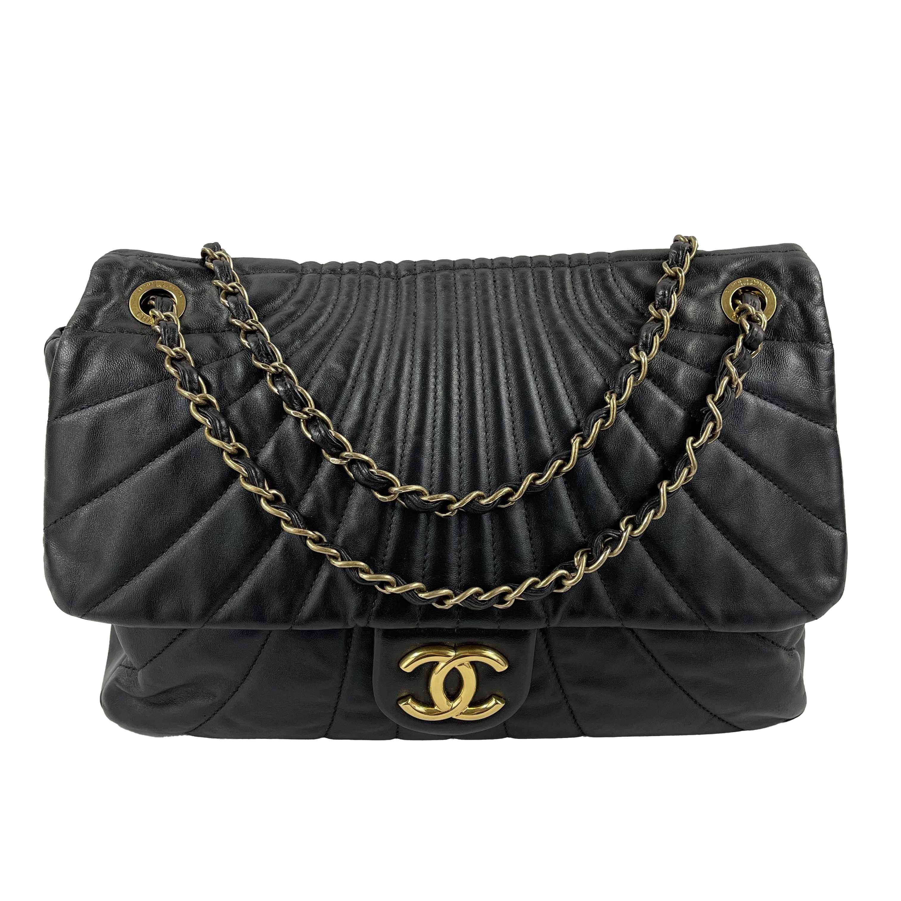 Chanel - CC Single Chain Shoulder Bag Plastic Bi-Color Shoulder Bag 4