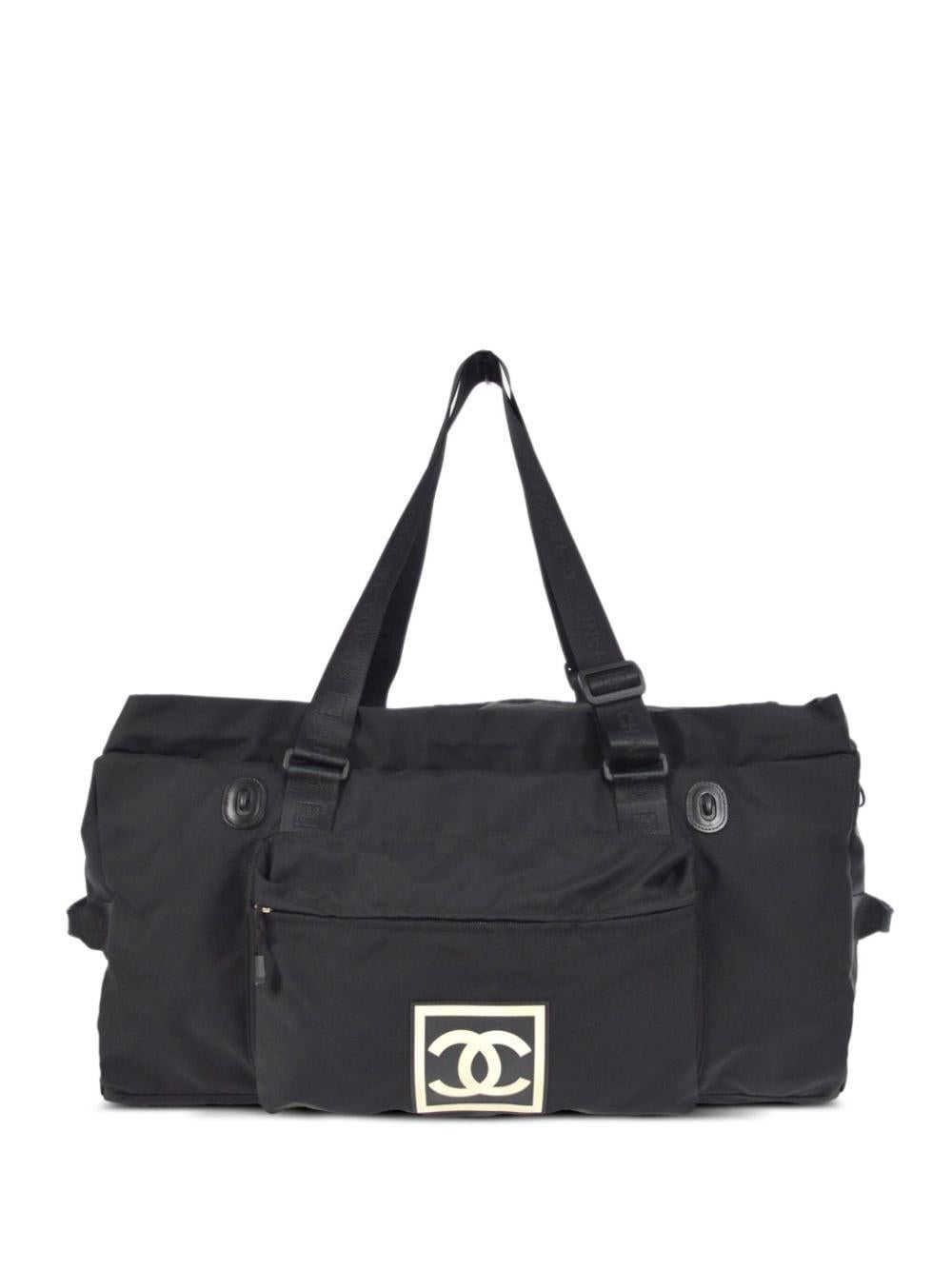 Chanel quilted duffle bag sales