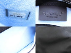 Chanel Cc Sports Logo Bum Fanny Pack 232647 Black Vinyl Cross Body Bag