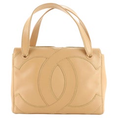 Chanel CC Stitch Tote Lammfell Medium