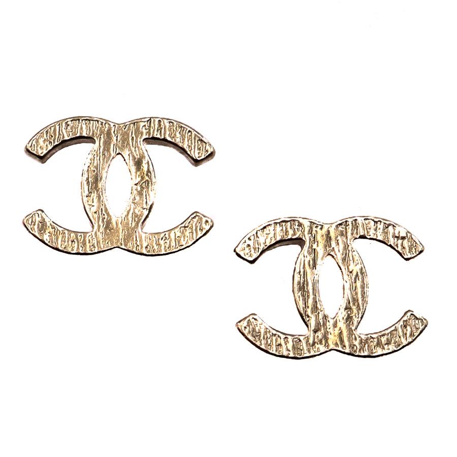 Women's CHANEL CC Stud Earrings