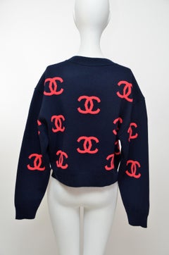 CHANEL  CC Sweater  Size 36 New With Tags