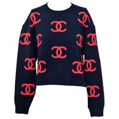 Chanel Cc Sweater - 141 For Sale on 1stDibs