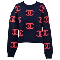 CHANEL CC Sweater Size 38 New With Tags