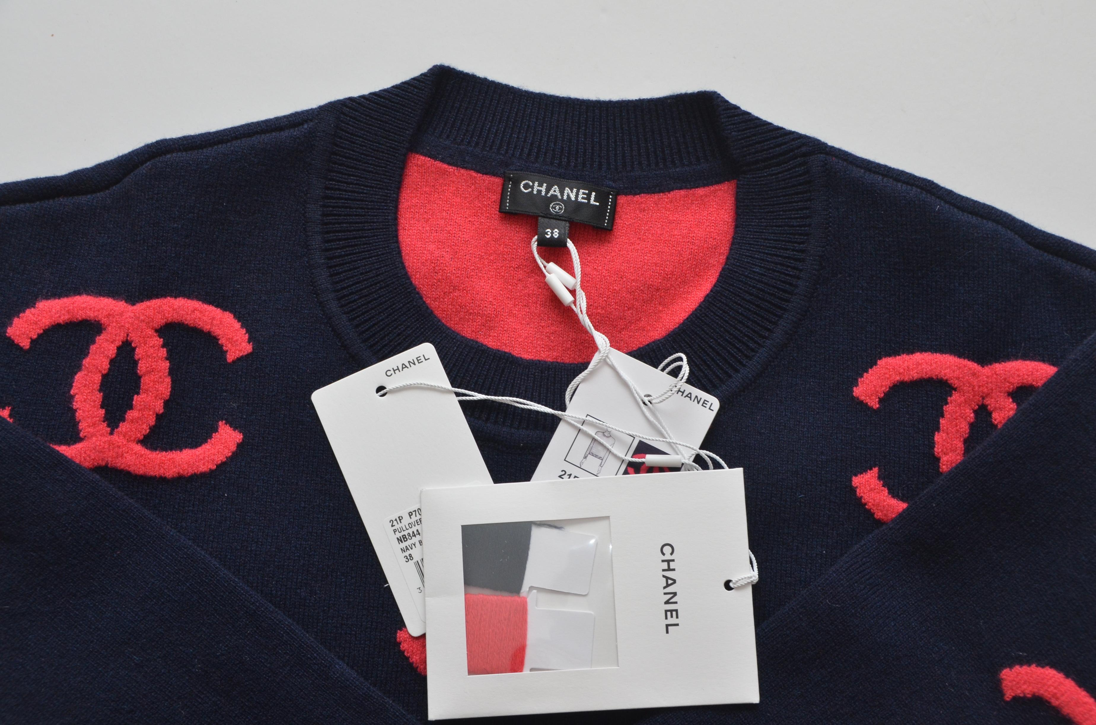 CHANEL  CC-Pullover  Größe 38 Neu mit Etiketten 3