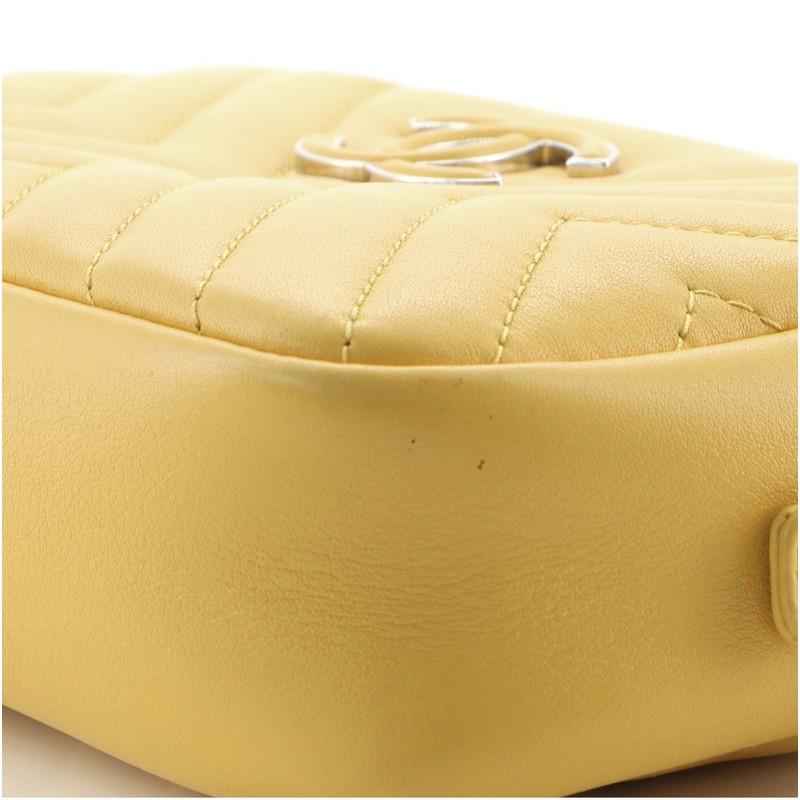 Chanel CC Tassel Camera Bag Diagonal Chevron Calfskin Mini 3