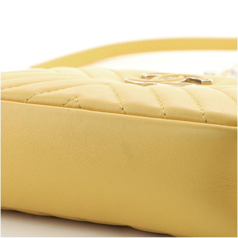 Women's or Men's Chanel CC Tassel Camera Bag Diagonal Chevron Calfskin Mini